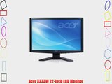 Acer X223W 22-inch LCD Monitor