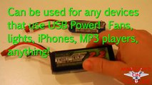 How to make Lipo Battery USB Charger/Adapter for Phone, MP3, etc.