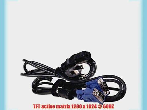 17 Dell 1707FPt DVI LCD Monitor w/USB Hub (Black)