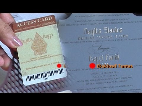 Barcode Diundangan Pernikahan Raffi dan Gigi - Tuntas 07 Oktober 2014