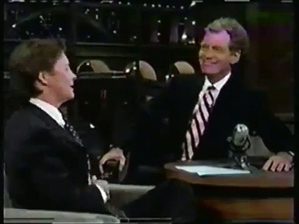 Michael J.Fox on David Letterman 1996 FULL
