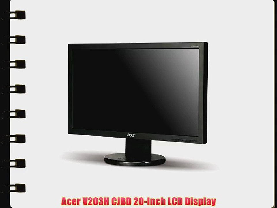 Acer V203H CJBD 20-Inch LCD Display