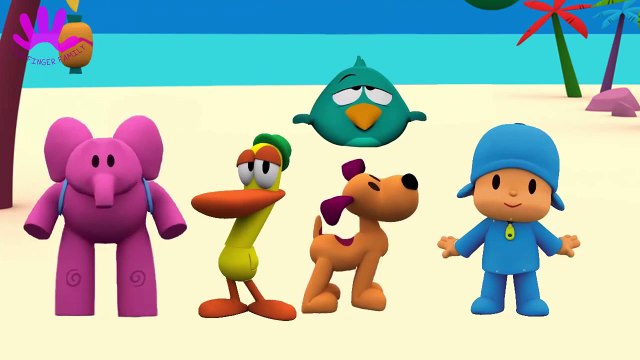 Finger Family Rhymes Pocoyo English Cartoon | Pocoyo Finger Family Nursery Rhymes for Chil