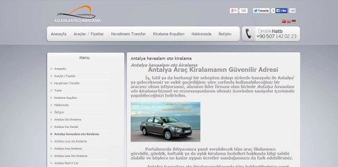 Antalya Havaalanı Oto Kiralama