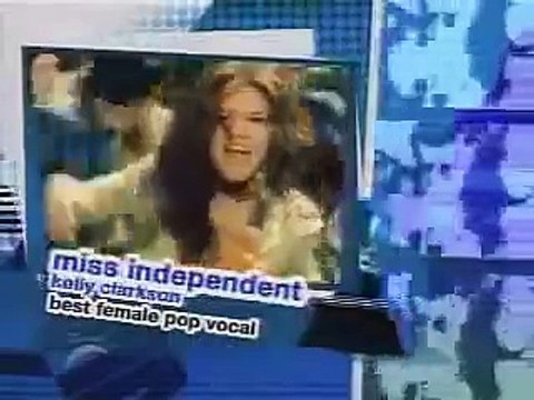 Christina Aguilera wins Best Female Pop Vocal @ 2004 Grammys