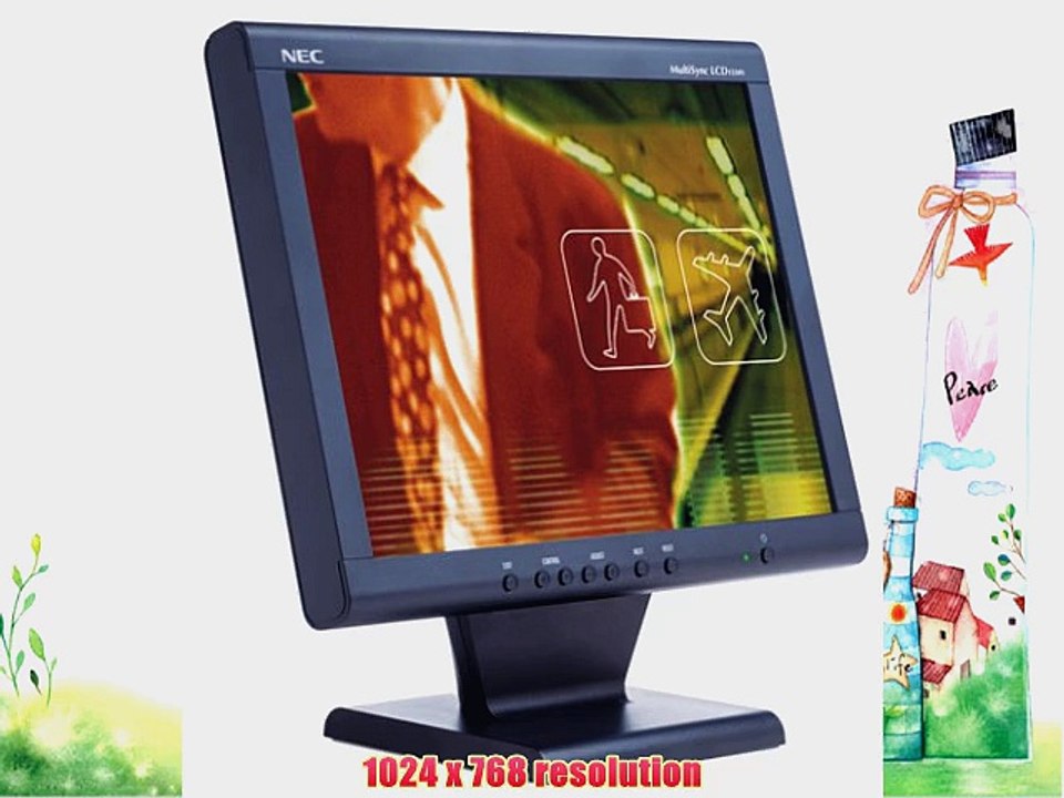 NEC MultiSync LCD1550V-BK 15 LCD Monitor (Black)