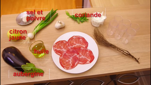 Cuisine : Caviar d'aubergine à la ricotta en verrine