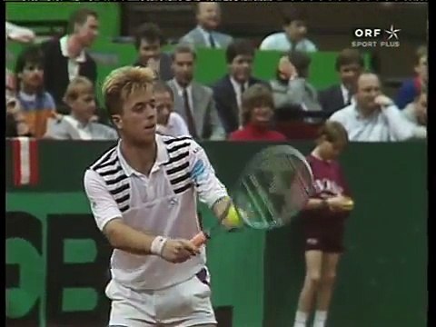 Horst Skoff - Mats Wilander AUT - SWE Davis Cup 1/12