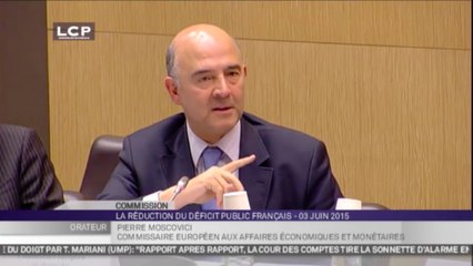 TRAVAUX ASSEMBLEE 14E LEGISLATURE : Audition de M. Pierre Moscovici, commissaire européen en charge des affaires économiques et financières, de la fiscalité et des douanes