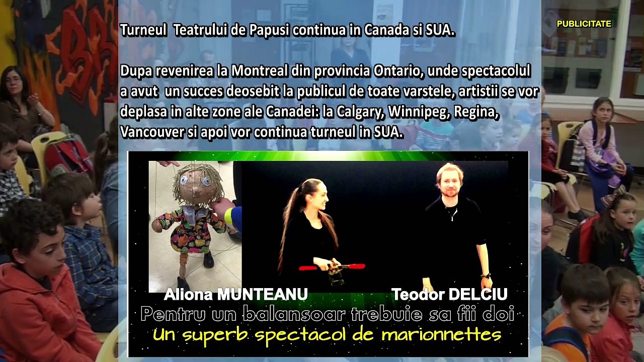 Publicitate Spectacol Marionete