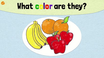 Colored Fruit | Pattern Practice | Are they red apples? | ELF Learning