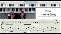 Piano Tutorial - Hero by Mariah Carey
