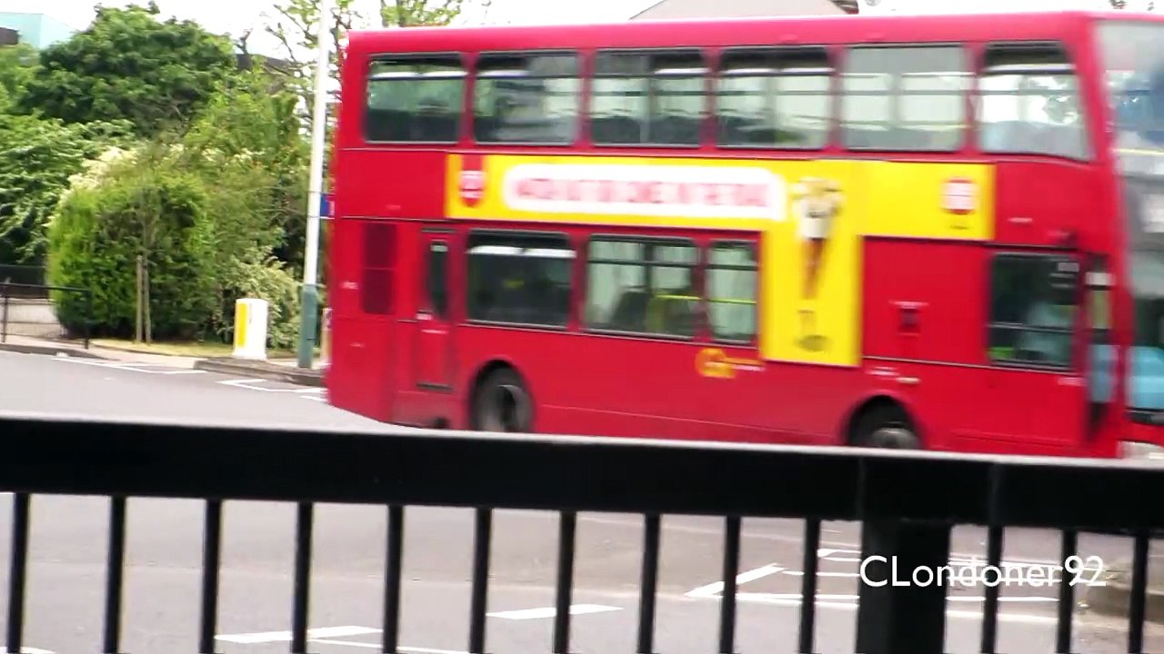Buses, trucks and traffic at Rom Valley Way, Romford, East London, 8th June 2015