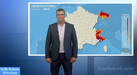 Orages de chaleur au sud : explications...