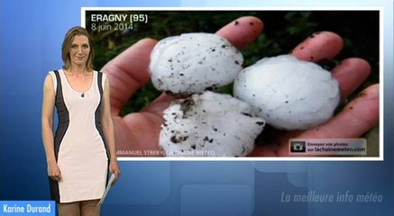 Violents orages de grêle en Ile-de-France il y a tout juste un an