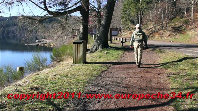 Pêche réservoir truite aux leurres et mouche au Lac du Bouchet Haute Loire par Europêche 34