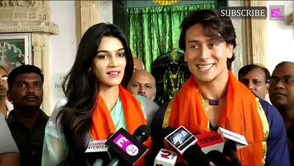 Tiger Shroff and Kriti Sanon caught dancing in the rain