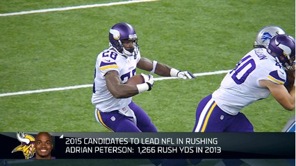 Who will lead the NFL in rushing in 2015?