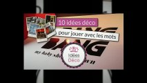 Idées déco : 10 idées pour jouer avec les mots dans votre déco