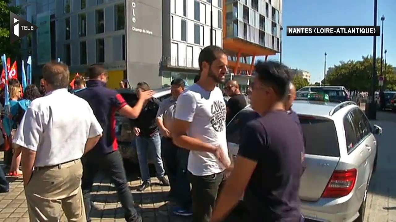 Nantes : les taxis en guerre contre UberPOP