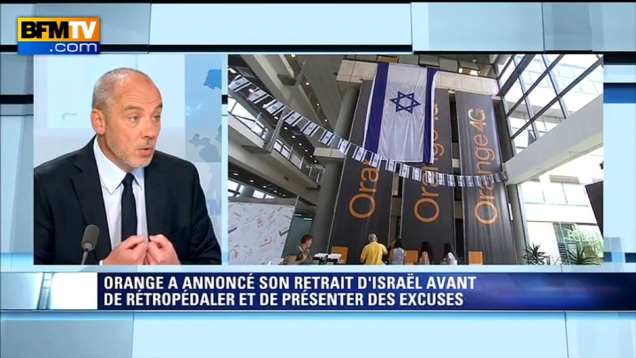 Polémique Orange-Israël: Stéphane Richard n’a pas "cédé aux pressions"