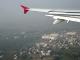 Indian Airlines A329  landing at Nagpur airport