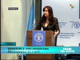 FAO Hails Venezuelan, Argentine Efforts to Erradicate Hunger