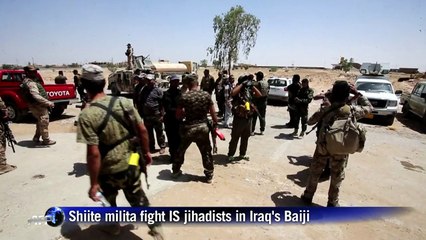 Iraq: Shiite milita fight IS jihadists in Baiji