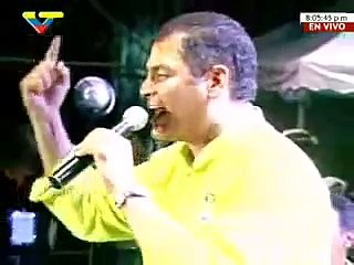 Correa:  Hay que prepararse porque el imperio sabe que los pueblos están despertando