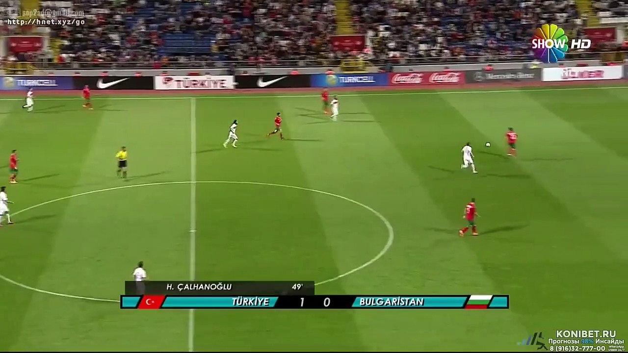 Hakan Calhanoglu Goal 2:0 | Turkey vs Bulgaria 08.06.2015