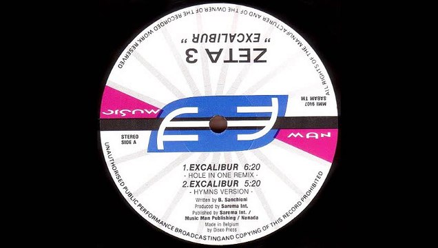 Zeta 3 - Excalibur (Hymns Version) (B1)