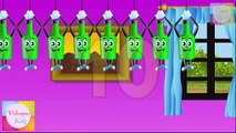 Ten Green Bottles(10 Green Bottles) Nursery Rhyme   Kids Animation Rhymes Songs