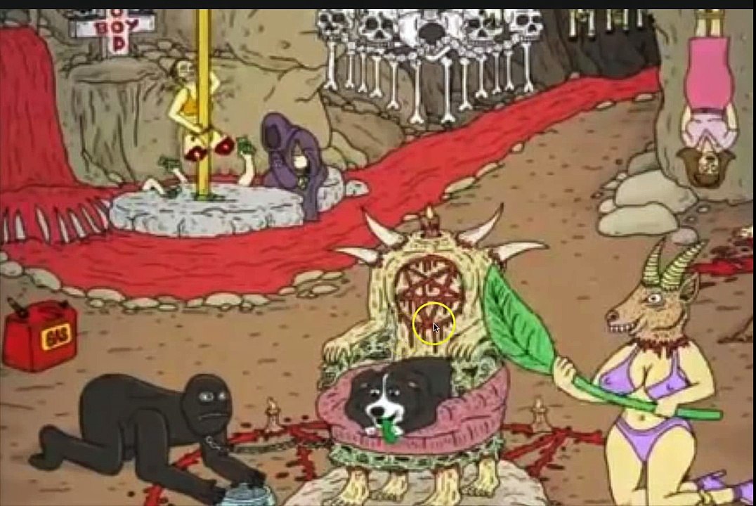 New Illuminati Messages on Cartoon Network - "Hail Baphomet" & Satanic Pentagram Flashed on Screen