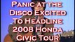 PANIC AT THE DISCO TALK PRETTY ODD HONDA CIVIC TOUR