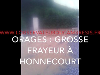Soir d'orage à Honnecourt-sur-Escaut