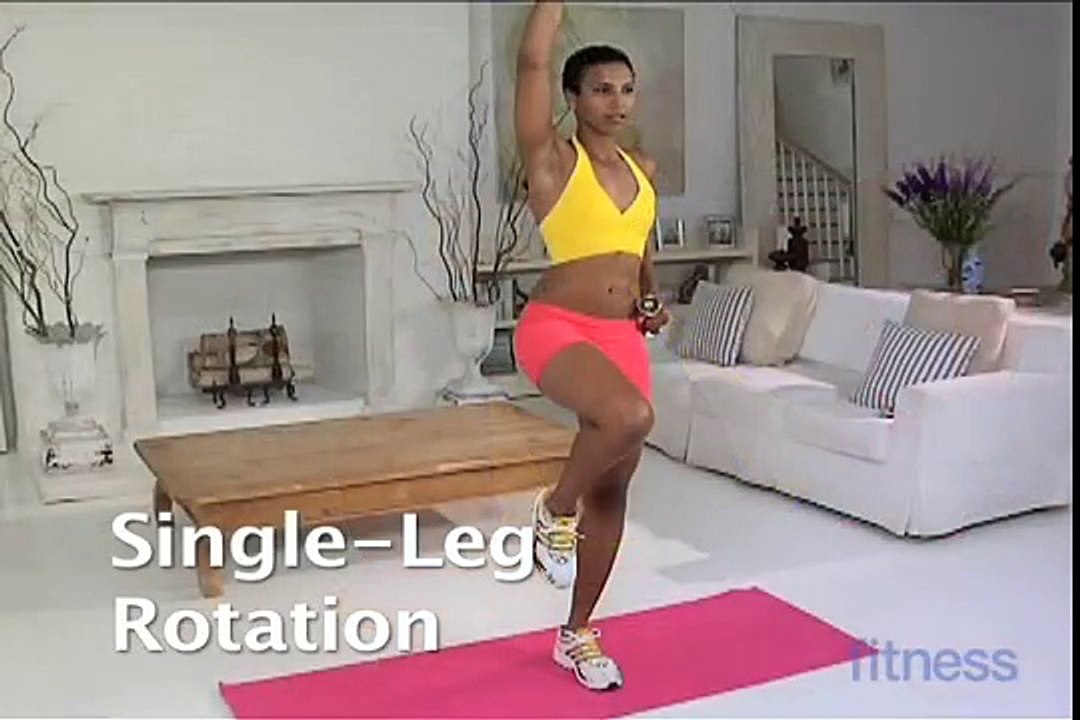 Tone Butt and Thighs - Single-Leg Rotation Exercise