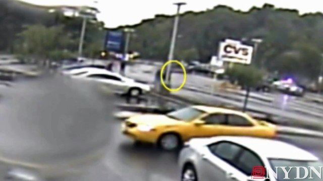 Moment Boston terror suspect shot dead captured in video