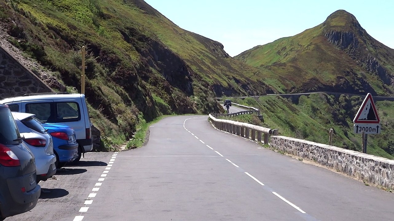 Arrivée col du Pas de Peyrol cantal