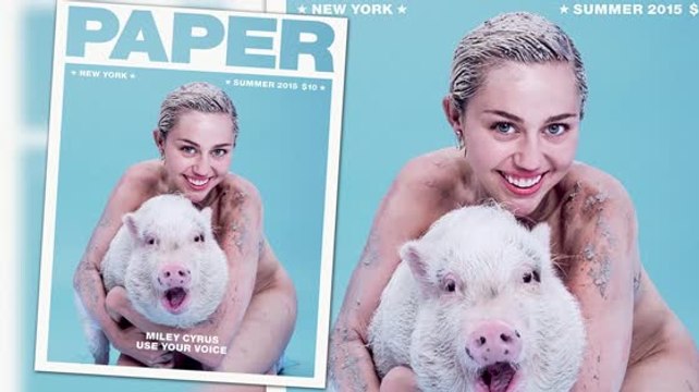 Miley Cyrus Gets Dirty and Poses Naked For Paper Magazine