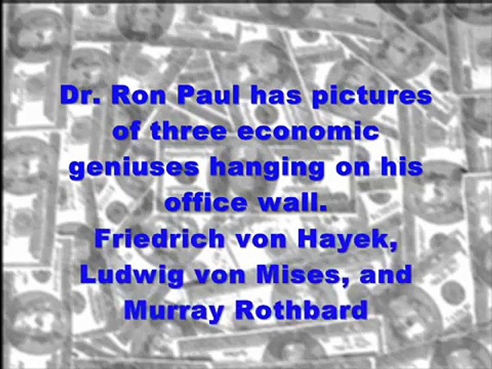 Ron Paul: Economic Scholar v2