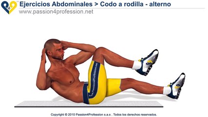 Codo a rodilla - alterno