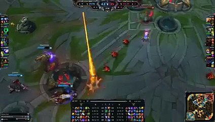 [LOL EXA] Bjergsen Azir Pentakill wins the game, NA LOL Highlight