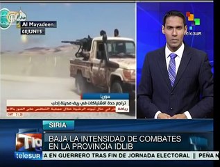 Siria: aminoran los combates en provincia de Idlib
