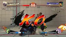 Ultra Street Fighter IV-Kampf: Oni gegen M. Bison