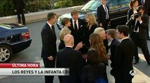 La infanta Cristina reaparece junto a los Reyes en el funeral de Kardam de Bulgaria