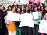 KC Students Faculty Protest Against Principal Pkg By Amira Abrar.flv