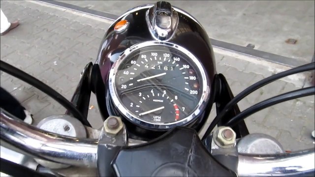 BMW R75 5 motorcycle impressions sound [HD]
