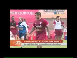 Juan Vargas habla de su posibilidad de jugar ante Brasil (VIDEO)