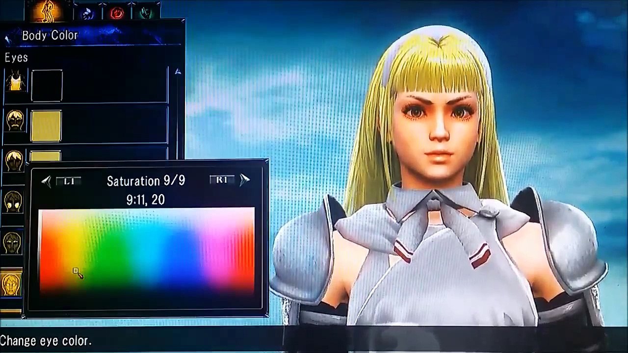 Soul Calibur 5 how to make HG Danmachi - Wallenstein a.k.a sword princess NO DLC