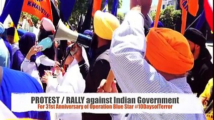 Consulate General of India, SF Protest  Rally